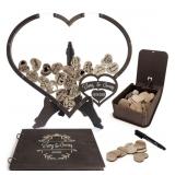 Y&K Homish Wedding Guest Book Alternative Drop