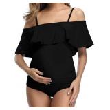 New Women Off-Shoulder Maternity Swimsuits