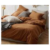 New Burnt Orange Cotton Duvet Cover Duvet Cover