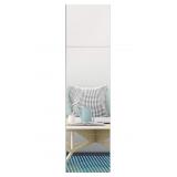 New EDGEWOOD Frameless Wall Mirror Tiles Stick