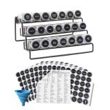 GONGSHI 3 Tier Cabinet Spice Rack Organizer with