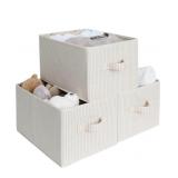StorageWorks Large Storage Baskets for Shelves,