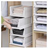 New 4 Pack Closet Basket Shelf Storage Bins