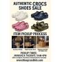 AUTHENTIC CROC SHOES AUCTION SHIPPING AVAILABLE
