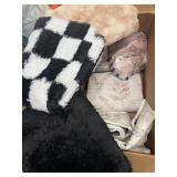 large lot of 7 area rugs. All opened/out of