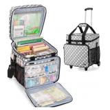 New LUXJA Rolling Scrapbook Tote, Scrapbook Bag