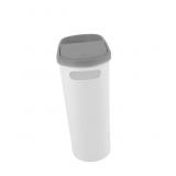 Narrow Space Trash Can Press-Type Lid Slim Waste