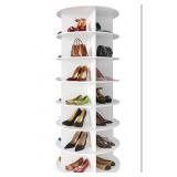 SpaceAid 7 Tier Rotating Shoe Rack Tower,