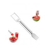 2-in-1 Stainless Steel Fruit Cutter, Watermelon