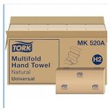 Tork Multifold Hand Towel, Natural, 100%