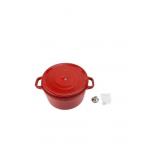 JTLB 3.8L Enameled Iron Alloy Oven Pot with Dual