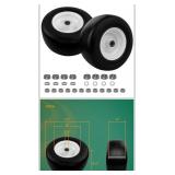 HQPASFY 13x6.50-6 Flat-Free Lawn Mower Tire &