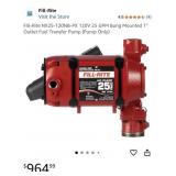 **Read Fill-Rite NX25-120NB-PX 120V 25 GPM Bung