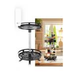 2-Tier 10-Inch Metal Lazy Susan Organizer