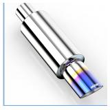 MZS Exhaust Muffler, Straight Through Stainless