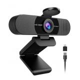 EMEET 1080P Webcam with Microphone, C960 Web Cam,
