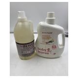 Lot of 2 small bottles of laundry detergent. New