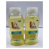 Lot of 2 L.A. Looks Mega Shaper Hair Gel - Hold 9
