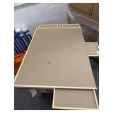 **Read Wooden PuzzleBoard with drawers. Damaged,