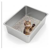 Lot of (2) litter  boxes one kirecoo Stainless