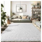 Merelax Modern Soft Fluffy Small Shaggy Rug for