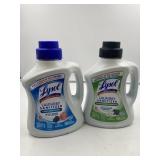 Lot of 2 Lysol laundry sanitizer odor remover