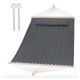 Portable Tree Hammock with Hardwood Spreader Bar,
