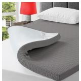 3 Inch King Size Gel Memory Foam Mattress Topper,
