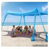 New Beach Tent Sun Shelter, Shade Canopy UPF50+,