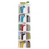 New SpaceAid 5 Tier Rotating Bookshelf Tower,