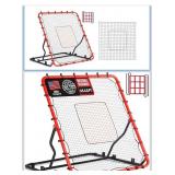 4x4.5FT Baseball Rebounder Net with 3 Adjustable