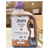 New Zum laundry soap 64OZ Amber
