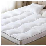WhatsBedding Memory Foam Mattress Topper,