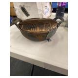 TOPINCN Cast Iron Wok Pan, 14.2in Large Stir Fry