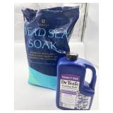Dr. teals Foaming Bath and Yareli Dead Sea Soak