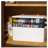 New JOYBOS 3-Tier Medicine Storage Box Cabinet,
