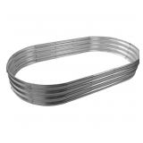 72X36X12 Inches Oval Galvanized Metal Garden