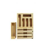 Bamboo Storage Bag Organizer, with Foil, Wax, and