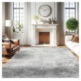 New RUUGME Washable Abstract 8X10 Rug: Living