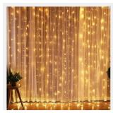New Christmas Curtain Lights 300 LED 9.84 FTx9.84