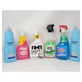 Lot Of Cleaning Bottles. Method Toilet Cleaner.