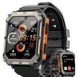Military Smart Watch for Men with Blood Pressure