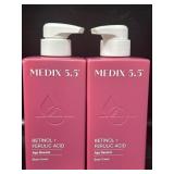 New 2 Ct Medix 5.5 Retinol Body Lotion Firming
