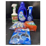 New lot of assorted cleaning products that