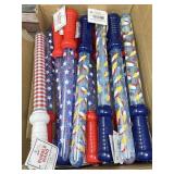 New 20 pack 4th of July bubble wands for kids