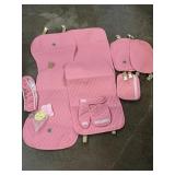 Large Lot of Car Seat Covers for Vehicle, Pink,