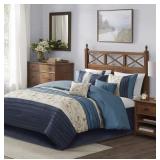 New Madison Park Serene Faux Silk Comforter Set -