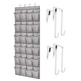 GORILLA GRIP Over the Door Shoe Organizer, 24