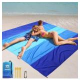 WIWIGO Beach Blanket, Sandproof Beach Mat 79" X