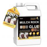 New Sealed Tenee 128oz Strong Mulch Glue, Rock